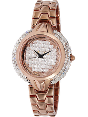 Adee Kaye STARRY womens round watch adorned with square crystals