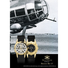 Watchstar Dornier DO-17 Grey 33 Jewels Auto Chronograph