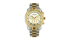 Adriatica 42mm Swiss Made Chronograph Gold Two-Tone Champagne Dial