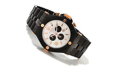 Renato 50MM Wilde Beast Swiss Chronograph Black IP Silver/Rose Dial - Only 100pcs Produced
