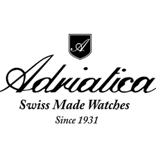 Adriatica Slim 47mm Swiss-Automatic ETA2824 Stainless Steel Silver Dial Black Leather Strap
